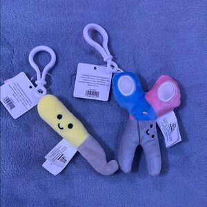 Big twist plush key chains